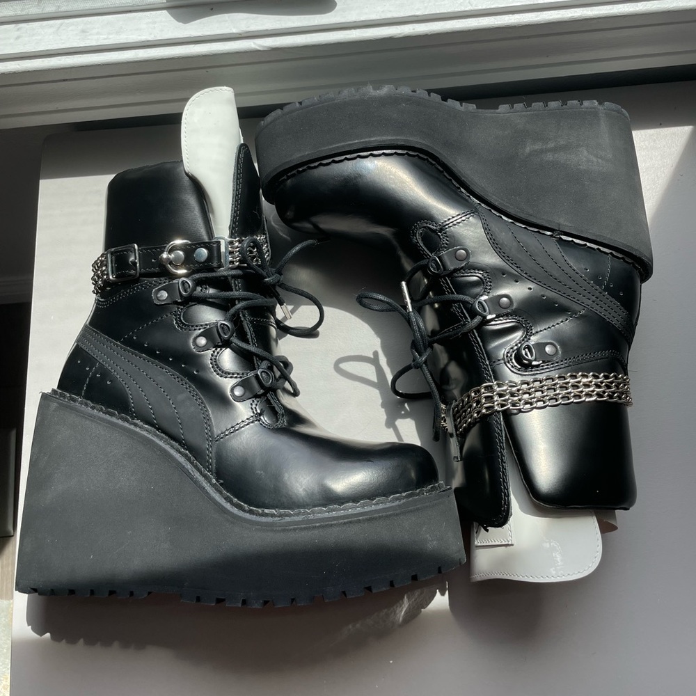 Puma by Rihanna wedges Boots by Hihanna size 8.5